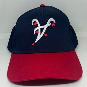Atlanta Braves Upside Hearts SnapBack Hat